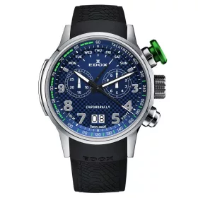 EDOX Chronorally Titanium 38001-TINV-BUV3 Férfi Karóra