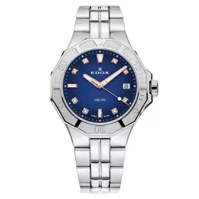   EDOX Delfin The Original Diver Lady Diamonds 53020-3M-BUDDR Női Karóra
