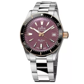 EDOX Skydiver Automatic Lady 80131-357RNRM-VIO Női Karóra