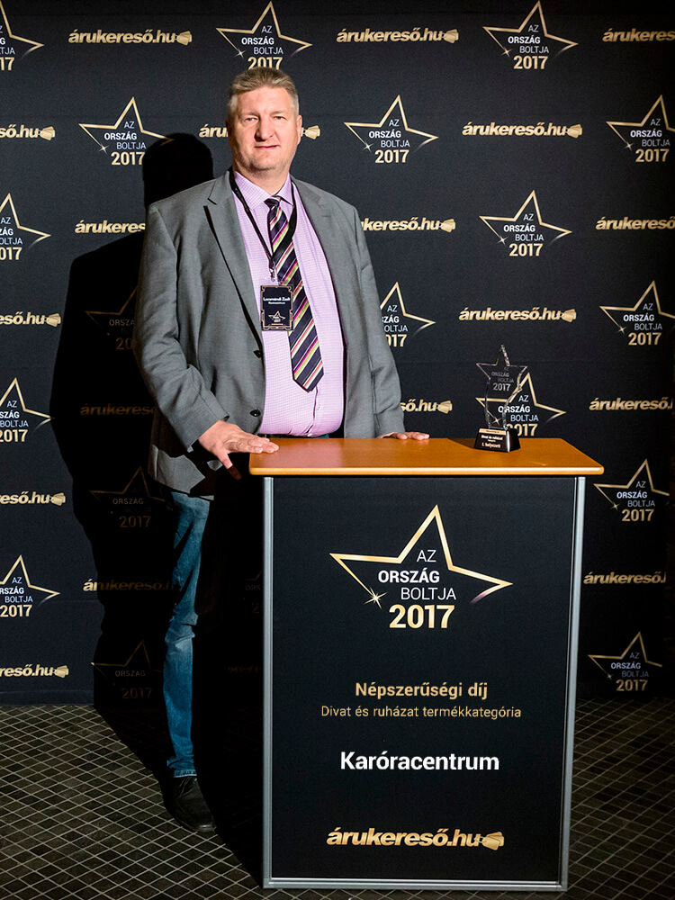 Karóracentrum Ország Boltja díj